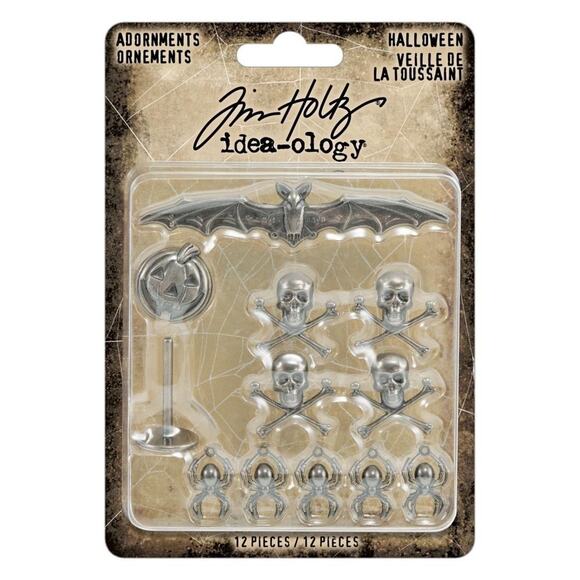 Tim Holtz idea-ology Halloween Adornments TH94437 - Picture 1 of 3